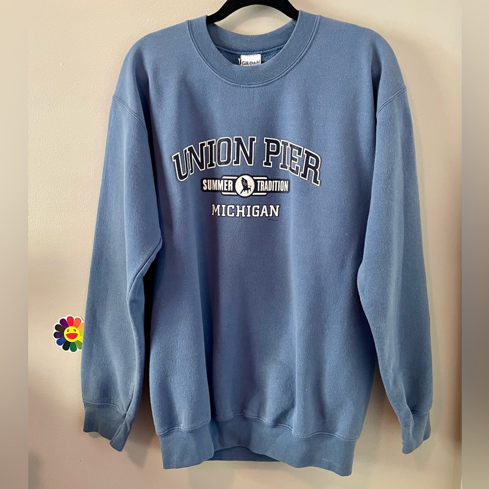 🌊Union Pier, MI Sweatshirt “Summer Tradition”🌊 ~med
